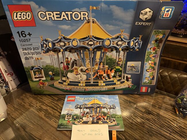 Lego carousel, Lego 10257, Tracy Gould, Creator