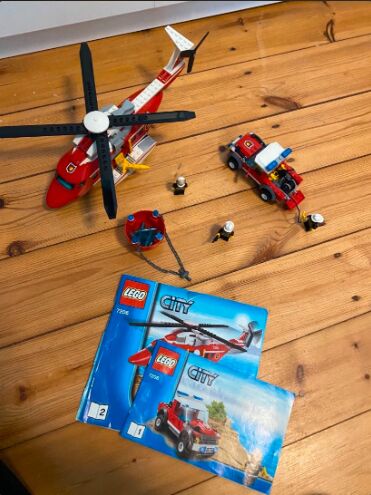 Lego City (7206) - Feuerwehr-Helikopter, Lego 7206, Familie Sperlich, City, Berlin, Abbildung 3