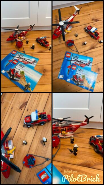 Lego City (7206) - Feuerwehr-Helikopter, Lego 7206, Familie Sperlich, City, Berlin, Abbildung 6