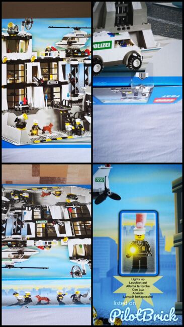 Lego City 7237 Police Station NEU/OVP/MISB/EOL mit Light-Up Minifigur *SELTEN*, Lego 7237, Marc, City, Mannheim, Abbildung 13