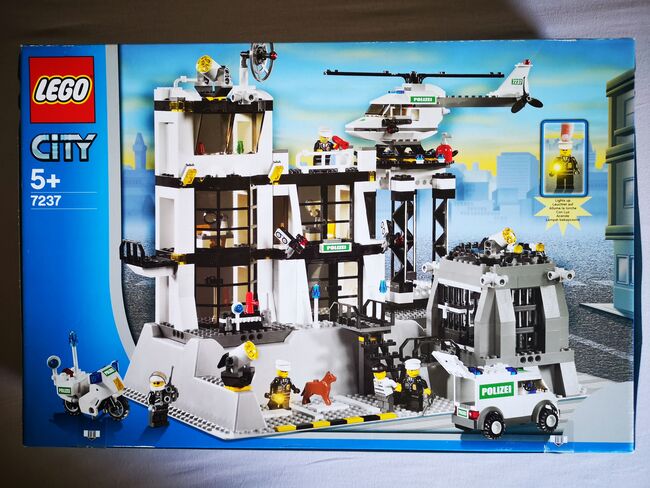 Lego City 7237 Police Station NEU/OVP/MISB/EOL mit Light-Up Minifigur *SELTEN*, Lego 7237, Marc, City, Mannheim, Image 6
