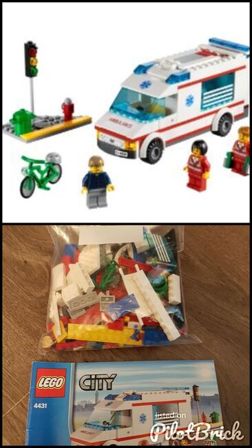 Lego City Ambulance, Lego 4431, Karla, City, Stonewall, Image 3