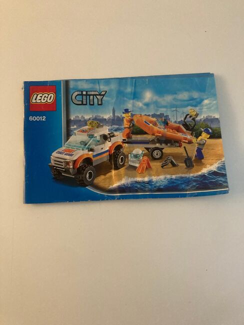 Lego City Küstenwachenfahrzeug mit Schlauchboot, Lego 60012, Gino, City, Zürich