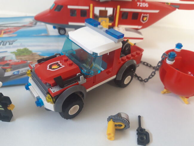 LEGO City Fire Helicopter (7206) 100% Complete retired, Lego 7206, NiksBriks, City, Skipton, UK, Image 6