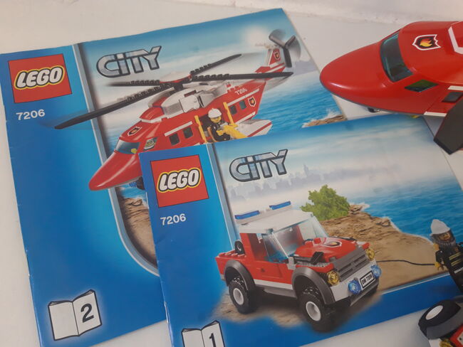LEGO City Fire Helicopter (7206) 100% Complete retired, Lego 7206, NiksBriks, City, Skipton, UK, Image 7