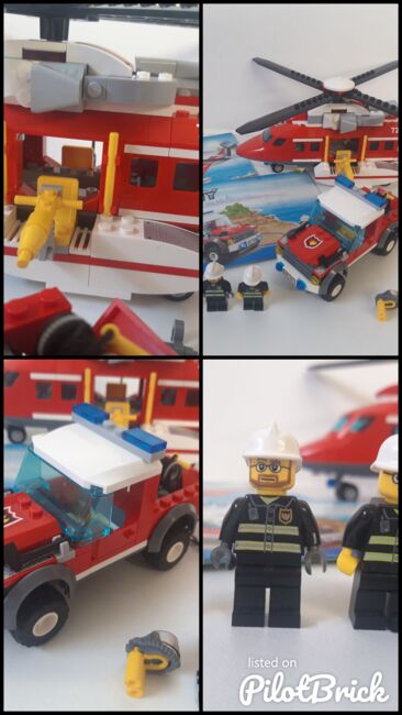 LEGO City Fire Helicopter (7206) 100% Complete retired, Lego 7206, NiksBriks, City, Skipton, UK, Image 11