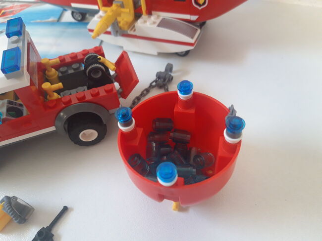 LEGO City Fire Helicopter (7206) 100% Complete retired, Lego 7206, NiksBriks, City, Skipton, UK, Image 10