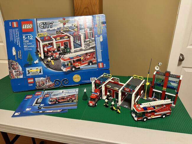 Lego City Fire Station, Lego 7208, Mona Krahn, City, Courtenay