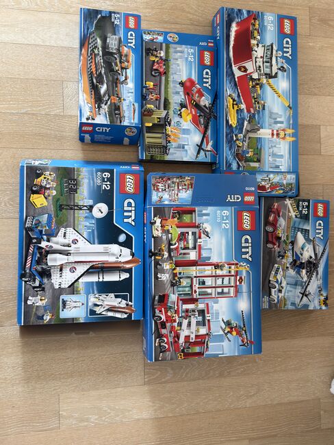 LEGO City Paket / Bundle – 6 Sets mit OVP & Anleitung, Lego, Marcel, City, Bühl