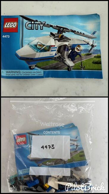 Lego City Police Helicopter, Lego 4473, Sarah Santoro, City, Sutton, Image 3