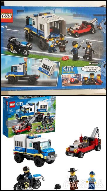 LEGO City Police Prisoner Transport 60276 Building Kit 244 Pcs, Lego, Prendu Mittal, City, Barnala, Image 3