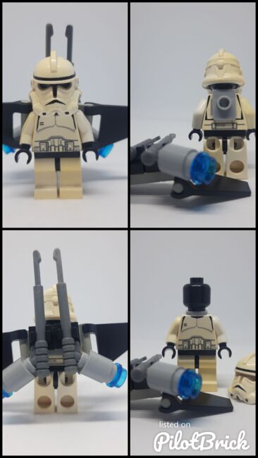 LEGO Clone Trooper with Jet Pack 'Aerial Trooper' Minifigure Star Wars (sw0127), Lego SW0127, NiksBriks, Star Wars, Skipton, UK, Abbildung 5