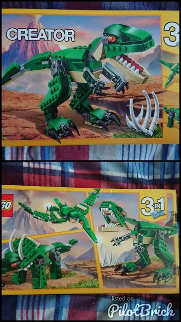 Lego Creator 31058 Mighty Dinosaurs 3 In 1T Rex Triceratops Pterodacty, Lego 31058, Stephen Wilkinson, Creator, rochdale, Abbildung 3
