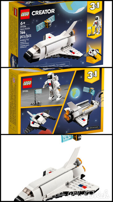 LEGO Creator 3in1 Space Shuttle, Lego 31134, The Brickology, Creator, Singapore, Abbildung 4