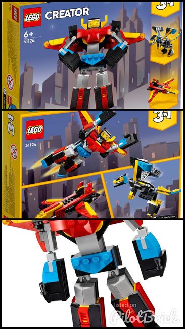 LEGO Creator 3in1 Super Robot, Lego 31124, The Brickology, Creator, Singapore, Abbildung 4