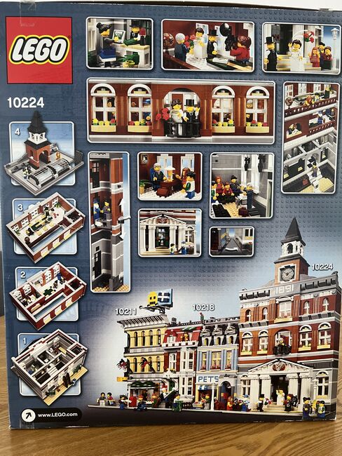 Lego Creator Expert Town Hall 10224, Lego 10224, Rei, Modular Buildings, Image 2