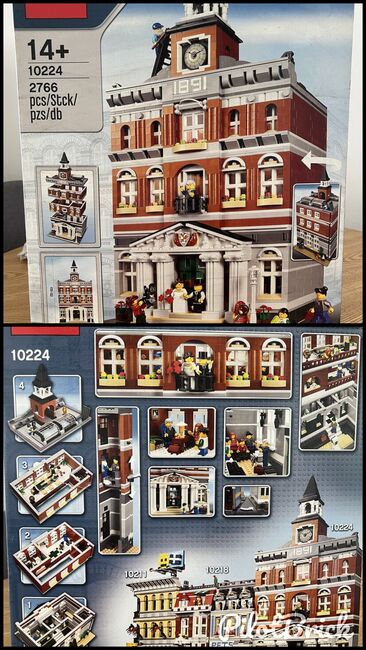 Lego Creator Expert Town Hall 10224, Lego 10224, Rei, Modular Buildings, Image 3