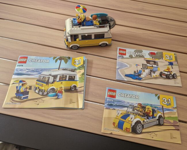 LEGO Creator Sunshine Surfer Van 31079, Lego 31079, Kieran Stevens, Creator, Scaynes Hill