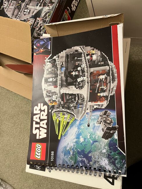Lego Death Star 10188! With box and instructions, Lego 10188, Yasemin Botterill, Star Wars, Salisbury, Image 7