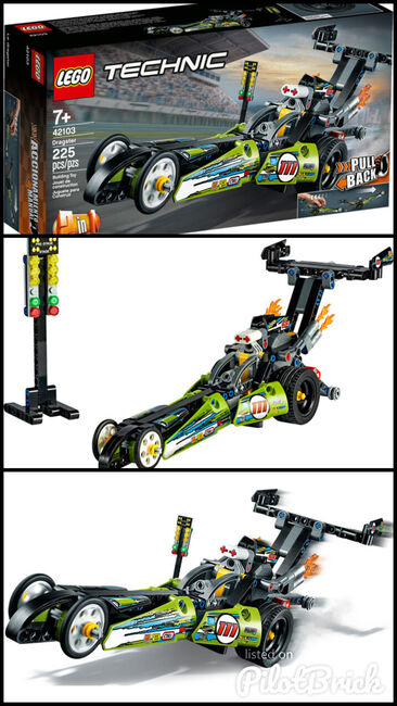 LEGO Dragster 42103, Lego 42103, Davide DR, Technic, Wettingen, Abbildung 4