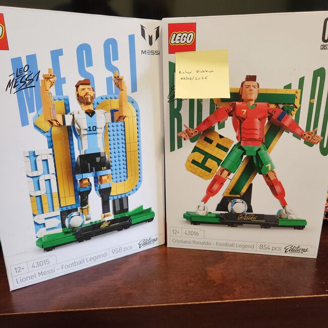 Lego Editions - Ronaldo and Messi, Lego 43015 and 43016, Azhar, Exclusive, Johannesburg