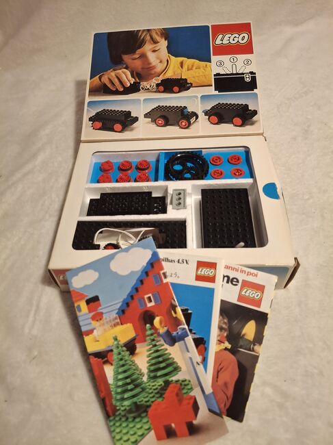 Lego Eisenbahn 171 aus 1972, Vintage Rarität plus 2x  4,5 Volt Motor 107, Lego 171, Manuela, Technic, Absam, Abbildung 10