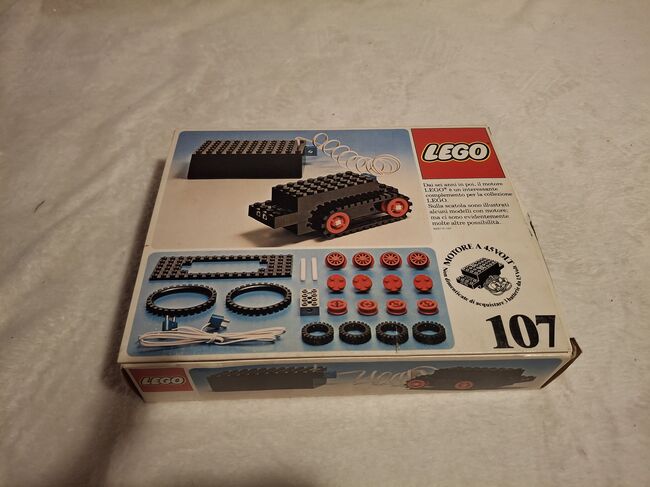 Lego Eisenbahn 171 aus 1972, Vintage Rarität plus 2x  4,5 Volt Motor 107, Lego 171, Manuela, Technic, Absam, Abbildung 9