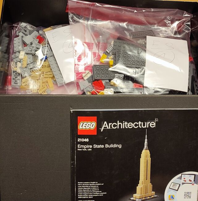 LEGO Empire State Building, 1767 Teile, zerlegt, sortiert, OVP, Lego 21046, Ralph, Architecture, Sprockhövel, Abbildung 11