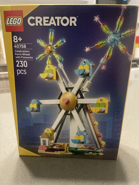 LEGO Ferris Wheel with Fireworks., Lego 40758, Moses , Adventurers, Cape Town 