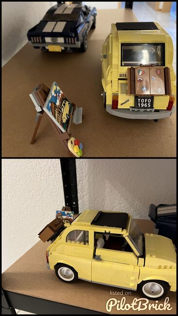 Lego Fiat gelb, Lego 10271, Lee, Creator, Düdingen , Image 3