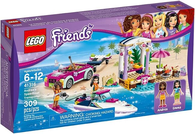 LEGO Friends Andrea's Speedboat Transporter 41316 Building Kit (309 Piece), Lego 41316, Thomas Lee, Friends, Singapore