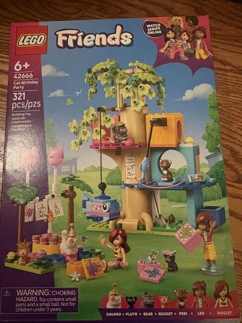 Lego friends cat birthday party, Lego 42666, Samantha Serio, Friends, Montréal