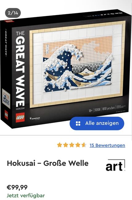 Lego The great wave 31208, Lego 32108, Kattariina, other, Wien 