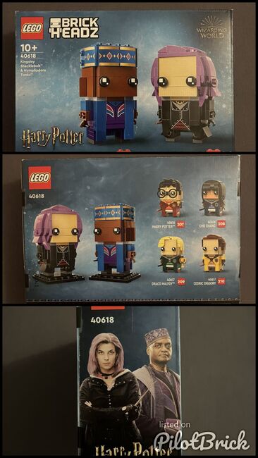 Lego Harry Potter BrickHeadz 40618 Kingsley Shacklebolt & Nymphadora Tonks, Lego 40618, Rath, BrickHeadz, Lütjensee, Image 4