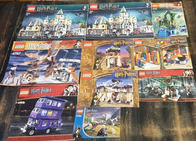 Lego Harry Potter Sammlung (Siehe Beschreibung), Lego 4737, 4767, 4866, 4702, 4704, 4750, 4721, 4865, 4762, 5378, John, Harry Potter, Löhne
