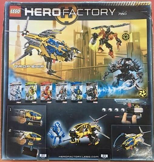 Lego Hero Factory : Rise of the Rookies: Drop Ship, Lego 7160, Heather, Hero Factory, Cape Town, Image 3