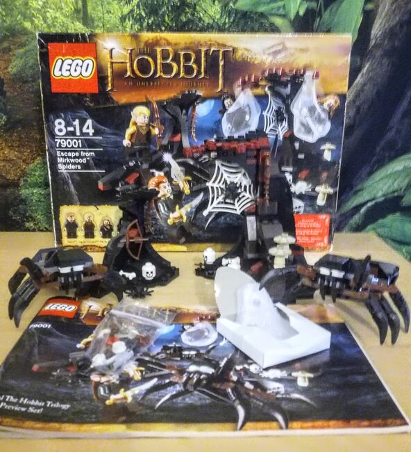 Lego The Hobbit Escape from Mirkwood Spiders set 79001, Lego 79001, Richard , The Hobbit, Rainhill