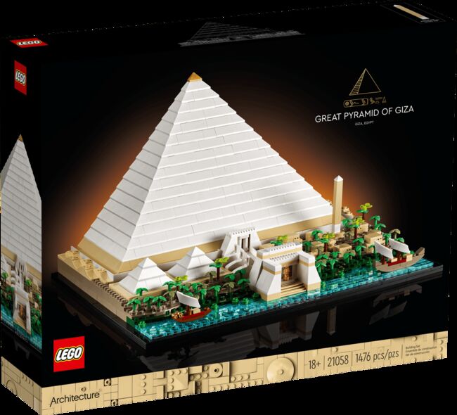 LEGO Icons Great Pyramid of Giza set (21058), Lego 21058, The Kollective, Architecture, Bloemfontein
