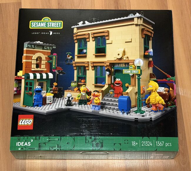 Lego Ideas 123 Bausatz Sesamstraße 21324, tolles BAU-und Schaumodell für Erwachsene, Lego 21324, Sun, Ideas/CUUSOO, Bad Dürrheim