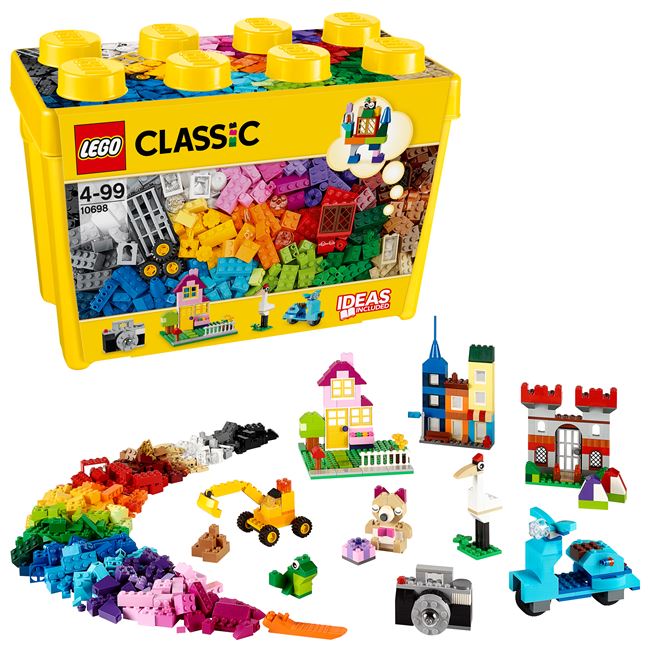 LEGO Large Creative Brick Box, LEGO 10698, spiele-truhe (spiele-truhe), Classic, Hamburg, Abbildung 3