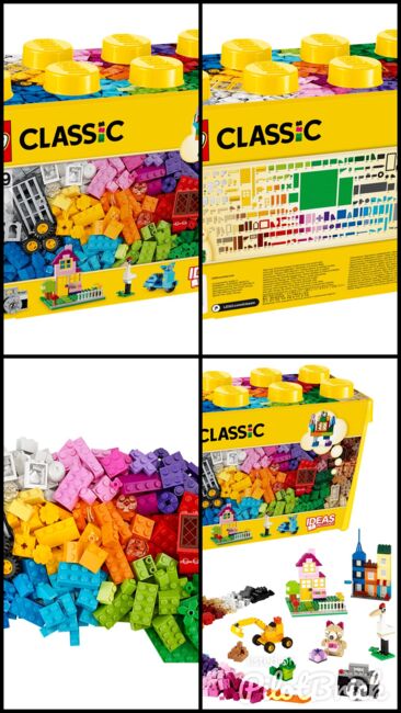 LEGO Large Creative Brick Box, LEGO 10698, spiele-truhe (spiele-truhe), Classic, Hamburg, Abbildung 5