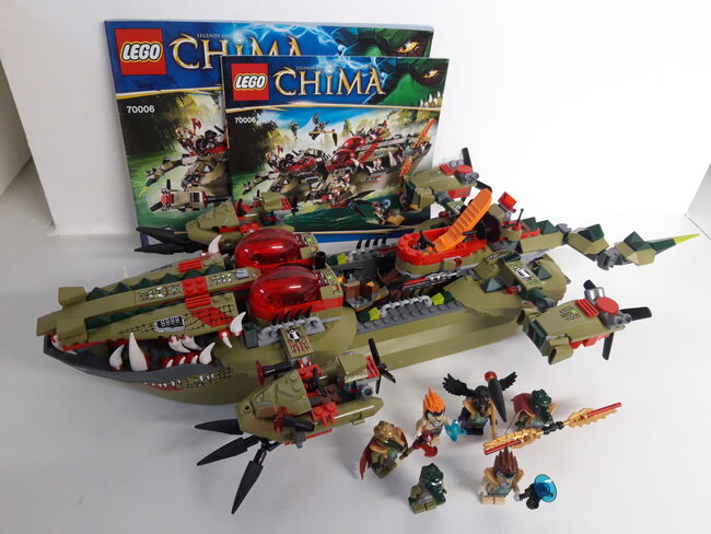 LEGO Legends of Chima Cragger's Command Ship (70006) 100% Complete retired, Lego 70006, NiksBriks, Legends of Chima, Skipton, UK