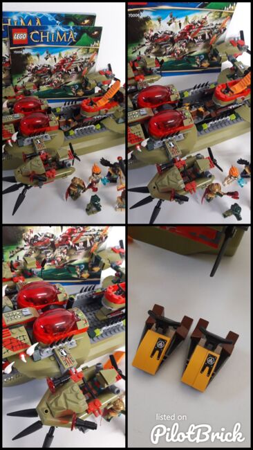 LEGO Legends of Chima Cragger's Command Ship (70006) 100% Complete retired, Lego 70006, NiksBriks, Legends of Chima, Skipton, UK, Image 8