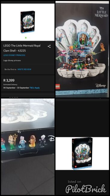 LEGO The Little Mermaid Royal Clam Shell - 43225, Lego 43225, Lona, Disney, Cape Town, Image 6