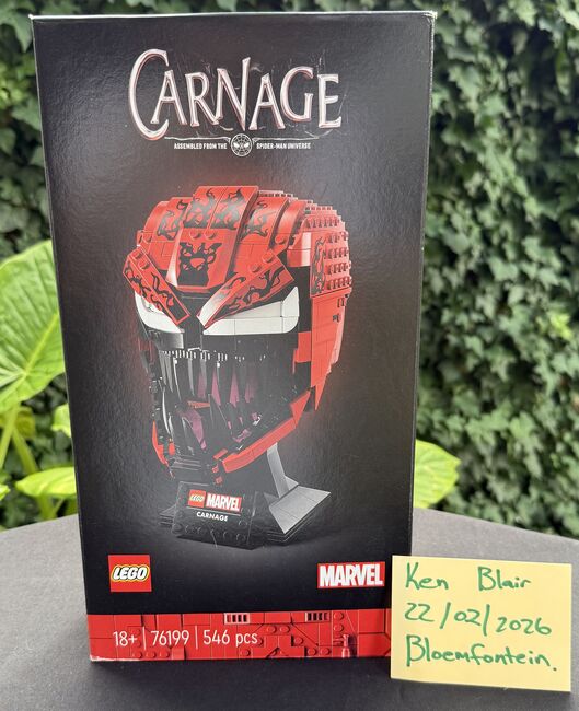 LEGO Marvel Carnage Helmet 76199 – Sealed New, Lego 76199, The Kollective, Marvel Super Heroes, Bloemfontein