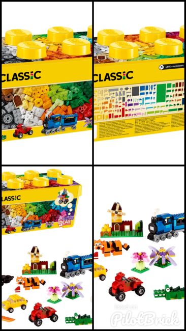LEGO Medium Creative Brick Box, LEGO 10696, spiele-truhe (spiele-truhe), Classic, Hamburg, Abbildung 5