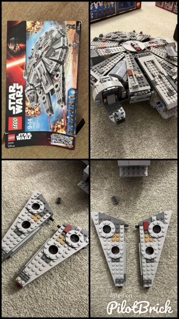 Lego Millennium Falcon 75105! With box and instructions, Lego 75105, Yasemin Botterill, Star Wars, Salisbury, Image 12