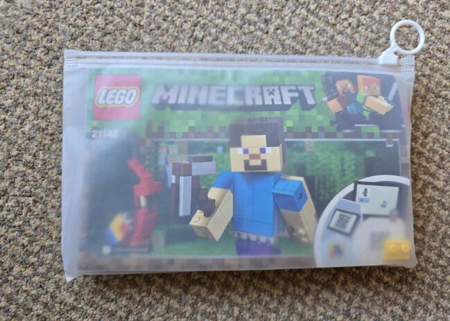 Lego Minecraft #21148 - Steve BigFig with Parrot, Lego 21148, Natalie Neesam, Minecraft, Beckermet, Image 4