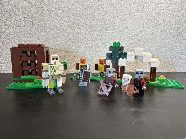 Lego Minecraft Pillager Outpost, Lego, jamie, Minecraft, bennau