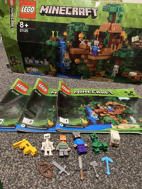 Lego Minecraft the jungle tree house 21125, Lego 21125, Burt lane-rogers, Minecraft, Nottingham